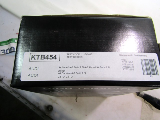 KTB454 KIT CINGHIA DISTRIBUZIONE CON PULEGGE DAYCO AUDI A4 SW 2.5 D TDI 4X4 5P 132KW RICAMBIO NUOVO