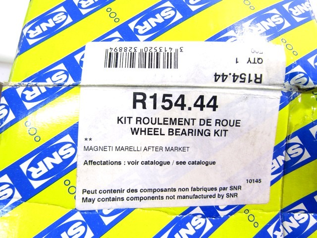 R154.44 CUSCINETTO MOZZO RUOTA POSTERIORE SNR AUDI A6 2.5 110 KW RICAMBIO NUOVO