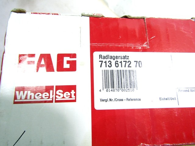 713617270 KIT CUSCINETTO RUOTA POSTERIORE FAG HONDA CIVIC SHUTTLE 1.5 I 16 V 69 KW RICAMBIO NUOVO