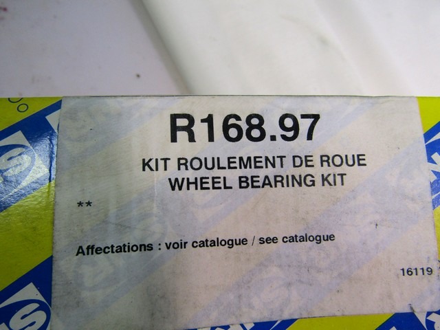 R168.97 CUSCINETTO MOZZO RUOTA POSTERIORE SNR NISSAN CUBE 1.5 DCI 78 KW RICAMBIO NUOVO