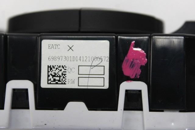 KONTROLNA ENOTA KLIMATSKE NAPRAVE / AVTOMATSKA KLIMATSKA NAPRAVA OEM N. 1727642 ORIGINAL REZERVNI DEL FORD FIESTA CB1 CNN MK6 (09/2008 - 11/2012) BENZINA LETNIK 2011