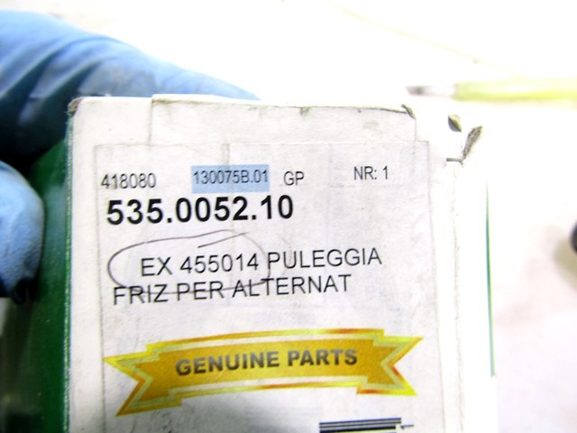 535005210 PULEGGIA DISPOSITIVO RUOTA LIBERA ALTERNATORE INA VOLVO V70 SW 2.4 D5 120 KW RICAMBIO NUOVO