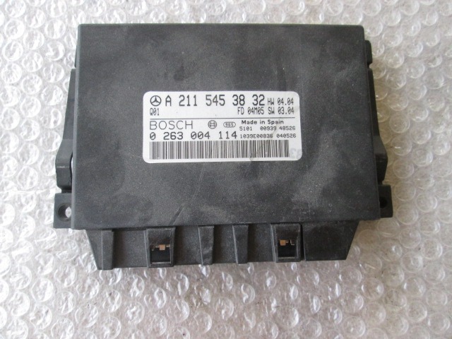 ECU PARKIRNI SENZORJI OEM N. A2215453832 ORIGINAL REZERVNI DEL MERCEDES CLASSE E W211 S211 BER/SW (03/2002 - 05/2006) DIESEL LETNIK 2004