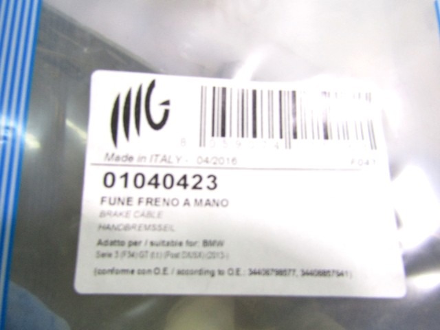 OEM N. 34406798577 ORIGINAL REZERVNI DEL BMW SERIE 3 F34 GT (2013 - 2020)DIESEL LETNIK 2014