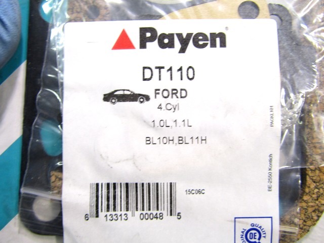 DT110 KIT GUARNIZIONE TESTATA PAYEN FORD FIESTA 1.1 B 40 KW RICAMBIO NUOVO 