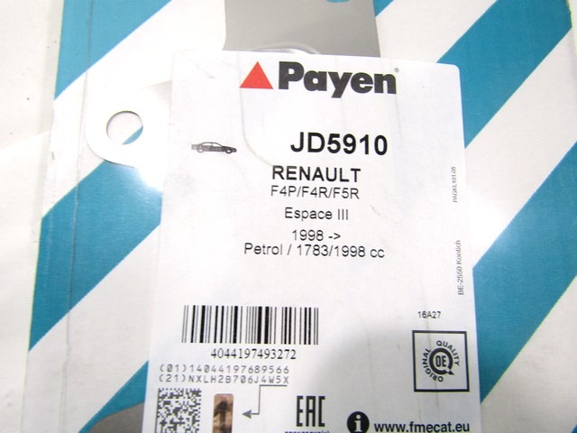 JD5910 GUARNIZIONE COLLETTORE SCARICO PAYEN OPEL VIVARO 2.0 B 16V 88 KW RICAMBIO NUOVO