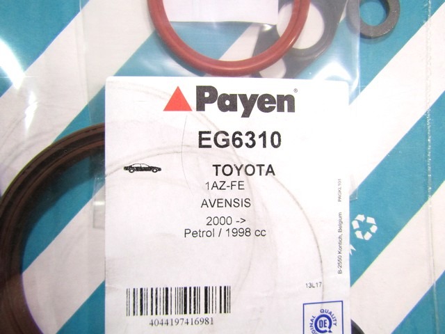 EG6310 KIT GUARNIZIONI MONOBLOCCO PAYEN TOYOTA AVENSIS SW 2.0 B 110 KW RICAMBIO NUOVO