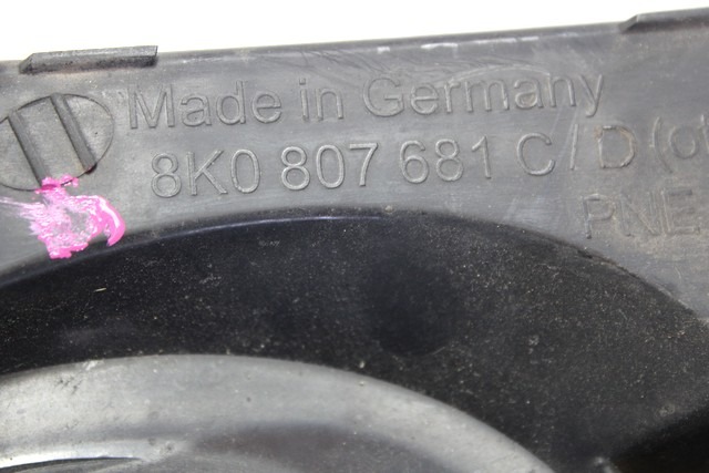 MASKA ODBIJACA OEM N. (D)8K0807681C ORIGINAL REZERVNI DEL AUDI A4 B8 8K2 BER/SW/CABRIO (2007 - 11/2015) DIESEL LETNIK 2008