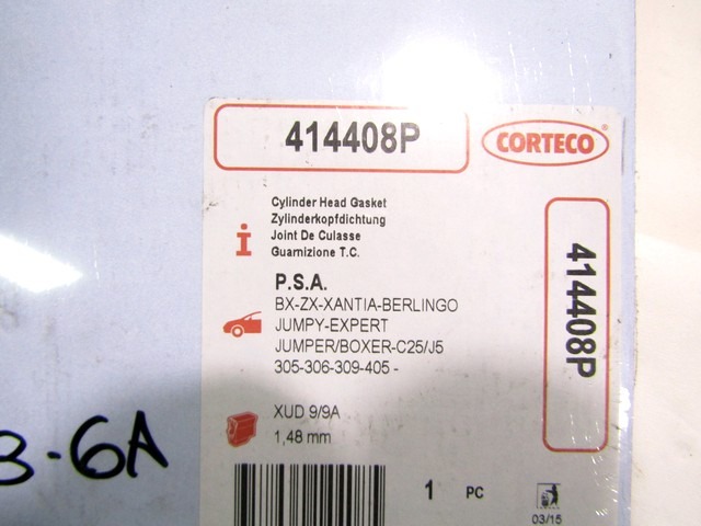 414408P GUARNIZIONE TESTATA CORTECO FIAT DUCATO 1.9 D 50 KW RICAMBIO NUOVO