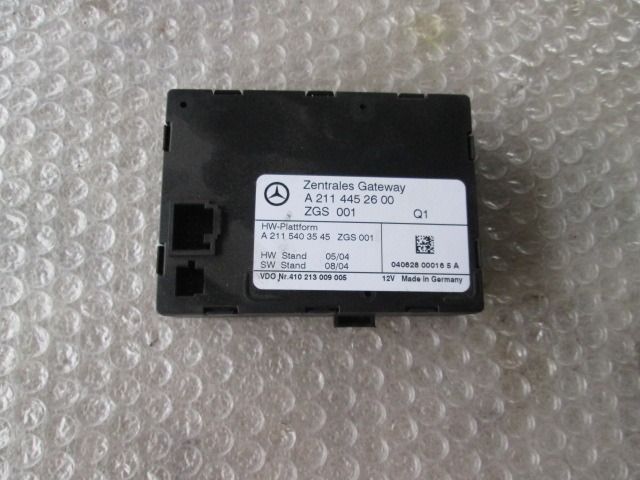 CENTRALNO ZAKLEPANJE OEM N. A2114452600 ORIGINAL REZERVNI DEL MERCEDES CLASSE E W211 S211 BER/SW (03/2002 - 05/2006) DIESEL LETNIK 2004