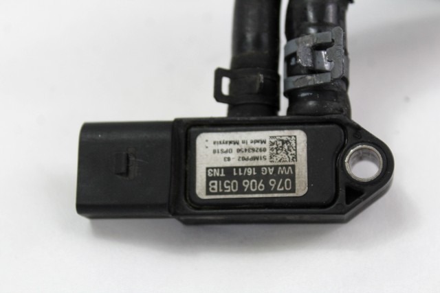 TLAK IZPUSNIH PLINOV SENZORJA OEM N. 076906051B ORIGINAL REZERVNI DEL VOLKSWAGEN GOLF VI 5K1 517 AJ5 MK6 (2008-2012) DIESEL LETNIK 2012