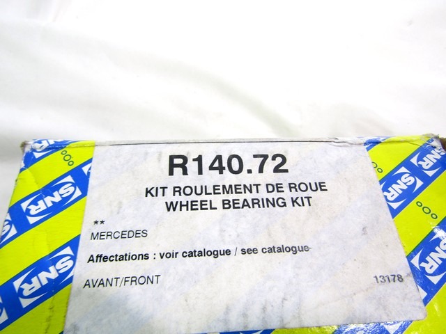 R140.72 KIT CUSCINETTO RUOTA ANTERIORE SNR MERCEDES BENZ BM 100 2.4 D 53 KW RICAMBIO NUOVO