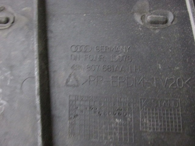 MASKA ODBIJACA OEM N. 4B0807681T ORIGINAL REZERVNI DEL AUDI A6 C5 4B 4B5 4B2 BER/SW (1997 - 2001) DIESEL LETNIK 2000