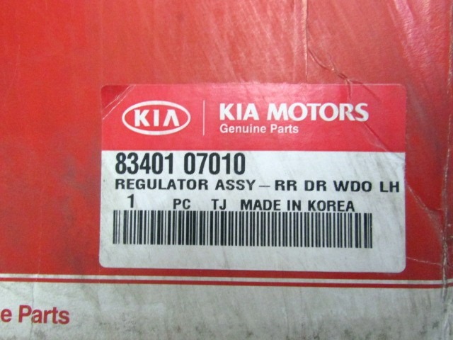 MEHANIZEM DVIGA ZADNJIH STEKEL  OEM N. 18042 SISTEMA ALZACRISTALLO PORTA POSTERIORE ELETT ORIGINAL REZERVNI DEL KIA PICANTO SA BA MK1 R (2008 - 2011) BENZINA/GPL LETNIK 2009