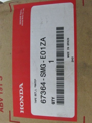 ZUNANJI PROFILI IN LETVE SPREDAJ LEVO OEM N. 67364-SMG-E01ZA ORIGINAL REZERVNI DEL HONDA CIVIC ES ET EM2 EU EP EV MK7 (2001 - 2006)BENZINA LETNIK 2006