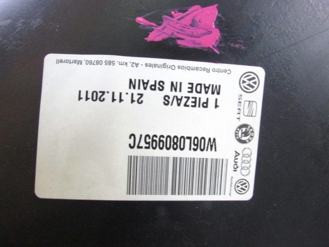 SPREDNJI KOLOTEK OEM N. 6L0809957C ORIGINAL REZERVNI DEL SEAT IBIZA 6L1 MK3 R (02/2006 - 2008) BENZINA LETNIK 2007