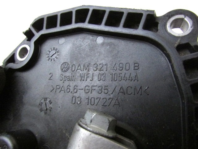 POSAMEZNI DELI AVTOMATSKEGA MENJALNIKA OEM N. 0AM321490B ORIGINAL REZERVNI DEL VOLKSWAGEN GOLF VI 5K1 517 AJ5 MK6 (2008-2012) DIESEL LETNIK 2012