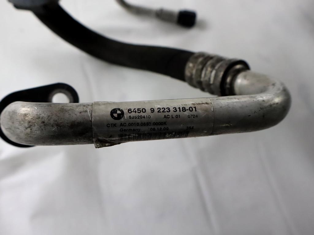 PRIKLJUCKI A/C / HLADILNE LINIJE OEM N. 64509223318 ORIGINAL REZERVNI DEL BMW SERIE 3 BER/SW/COUPE/CABRIO E90/E91/E92/E93 LCI R (2009 - 2012) DIESEL LETNIK 2011