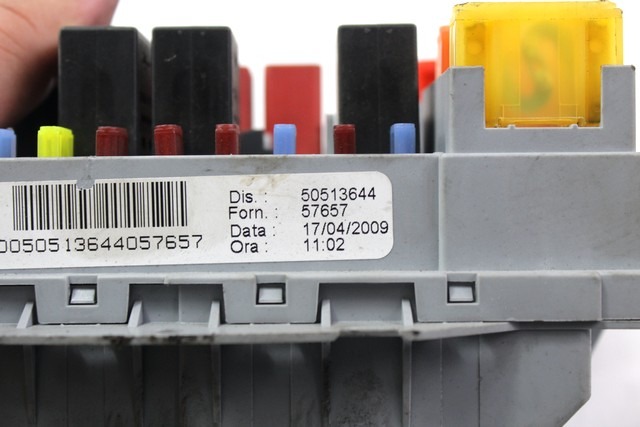 VAROVALKE/RELE' OEM N. 50513644 ORIGINAL REZERVNI DEL ALFA ROMEO 159 939 BER/SW (2005 - 2013) DIESEL LETNIK 2009