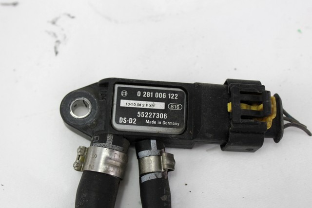 TLAK IZPUSNIH PLINOV SENZORJA OEM N. 55227306 ORIGINAL REZERVNI DEL FIAT BRAVO 198 R (2010 - 2014) DIESEL LETNIK 2010