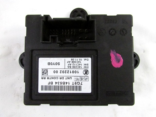 RACUNALNIK VRAT IN STEKEL OEM N. 7G9T-14B534-BF ORIGINAL REZERVNI DEL VOLVO XC60 156 (2008 - 2013)DIESEL LETNIK 2009