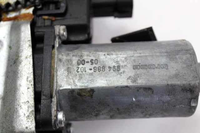 MEHANIZEM DVIGA SPREDNJIH STEKEL  OEM N. 18689 SISTEMA ALZACRISTALLO PORTA ANTERIORE ELETTR ORIGINAL REZERVNI DEL OPEL ZAFIRA B A05 M75 (2005 - 2008) DIESEL LETNIK 2005