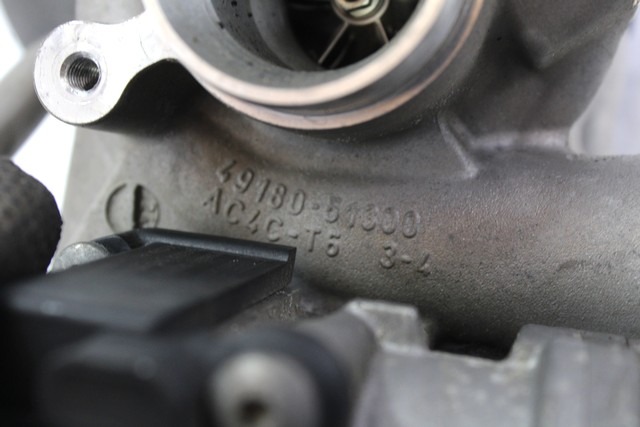 TURBINA OEM N. 04E145721D ORIGINAL REZERVNI DEL SKODA OCTAVIA MK3 5E3 NL3 NR3 (2012 - 2017)BENZINA/METANO LETNIK 2015