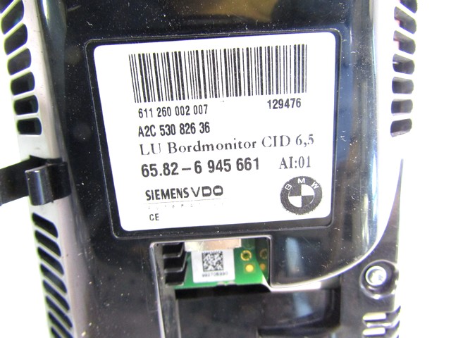 NAVIGCIJA  OEM N. 65826945661 ORIGINAL REZERVNI DEL BMW SERIE 5 E60 E61 (2003 - 2010) DIESEL LETNIK 2004