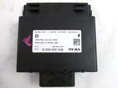 RAZNE KRMILNE ENOTE  OEM N. 8K0959663B ORIGINAL REZERVNI DEL AUDI A4 B8 8K2 BER/SW/CABRIO (2007 - 11/2015) DIESEL LETNIK 2011
