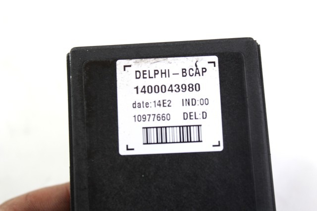 CENTRALNO ZAKLEPANJE OEM N. 1400043980 ORIGINAL REZERVNI DEL CITROEN C8 EA EB LX (2002 - 2014) DIESEL LETNIK 2012