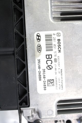 KOMPLET ODKLEPANJE IN VZIG  OEM N. 56803 KIT ACCENSIONE AVVIAMENTO ORIGINAL REZERVNI DEL HYUNDAI I30 PD PDE PDEN MK3 (DAL 2016)DIESEL LETNIK 2017