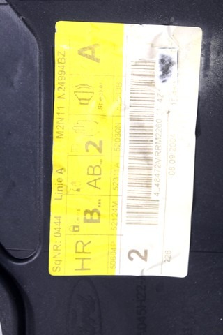 ROCNI SISTEM ZA DVIGOVANJE ZADNJEGA STEKLA  OEM N. 16626 MECCANISMO ALZACRISTALLO PORTA POSTERIORE MA ORIGINAL REZERVNI DEL FORD FUSION JU (2002 - 02/2006) DIESEL LETNIK 2004