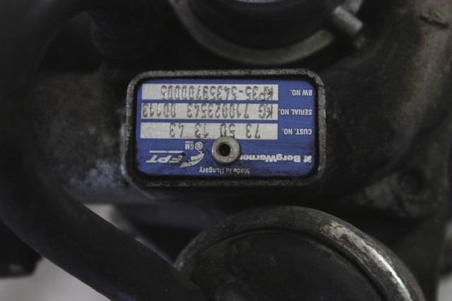 TURBINA OEM N. 73501343 ORIGINAL REZERVNI DEL OPEL CORSA D S07 (2006 - 2011) DIESEL LETNIK 2008