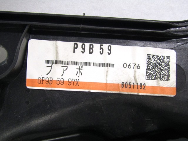 MEHANIZEM DVIGA SPREDNJIH STEKEL  OEM N. 18829 SISTEMA ALZACRISTALLO PORTA ANTERIORE ELETTR ORIGINAL REZERVNI DEL MAZDA 6 GG GY (2003-2008) DIESEL LETNIK 2006