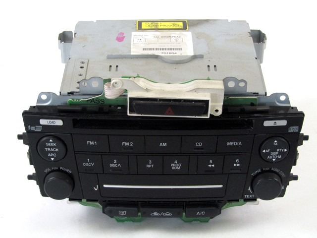 RADIO CD / OJACEVALNIK / IMETNIK HIFI OEM N. GP9E66DSX ORIGINAL REZERVNI DEL MAZDA 6 GG GY (2003-2008) DIESEL LETNIK 2006