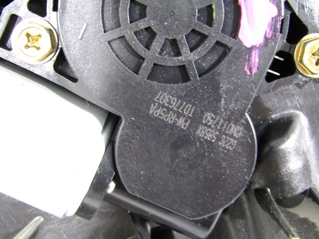 MEHANIZEM DVIGA SPREDNJIH STEKEL  OEM N. 18829 SISTEMA ALZACRISTALLO PORTA ANTERIORE ELETTR ORIGINAL REZERVNI DEL MAZDA 6 GG GY (2003-2008) DIESEL LETNIK 2006