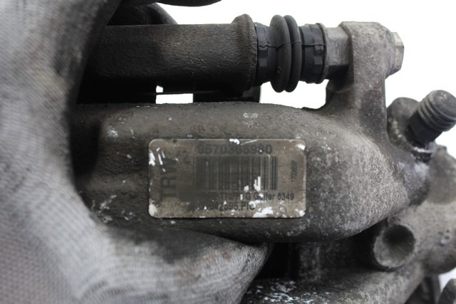 ZADNJE LEVE ZAVORNE CELJUSTI  OEM N. 9670365980 ORIGINAL REZERVNI DEL CITROEN C4 MK1 / COUPE L LC (2004 - 08/2009) DIESEL LETNIK 2010