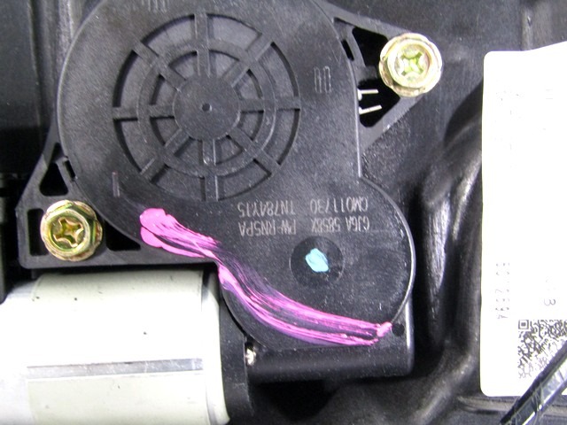 MEHANIZEM DVIGA ZADNJIH STEKEL  OEM N. 16683 SISTEMA ALZACRISTALLO PORTA POSTERIORE ELETT ORIGINAL REZERVNI DEL MAZDA 6 GG GY (2003-2008) DIESEL LETNIK 2005