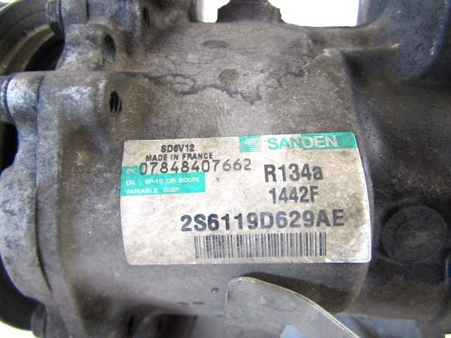 KOMPRESOR KLIME  OEM N. 2S6119D629AE ORIGINAL REZERVNI DEL FORD FIESTA JH JD MK5 R (2005 - 2008) DIESEL LETNIK 1997