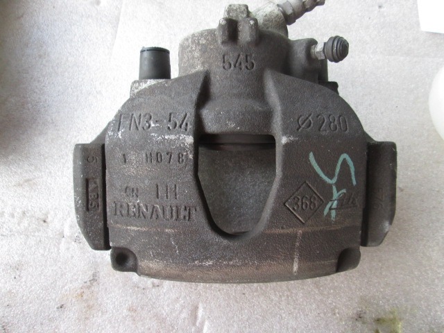 SPREDNJE LEVE ZAVORNE CELJUSTI  OEM N. 7701065266 ORIGINAL REZERVNI DEL RENAULT MEGANE MK2 R BM0/1 CM0/1 EM0/1 KM0/1 LM0/1 BER/GRANDTOUR  (2006 - 2009) DIESEL LETNIK 2007