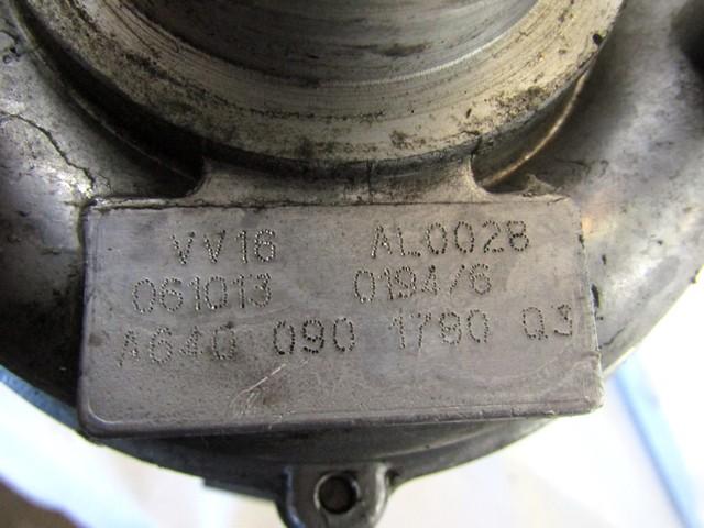 TURBINA OEM N. A6400902380 ORIGINAL REZERVNI DEL MERCEDES CLASSE A W169 5P C169 3P (2004 - 04/2008) DIESEL LETNIK 2007