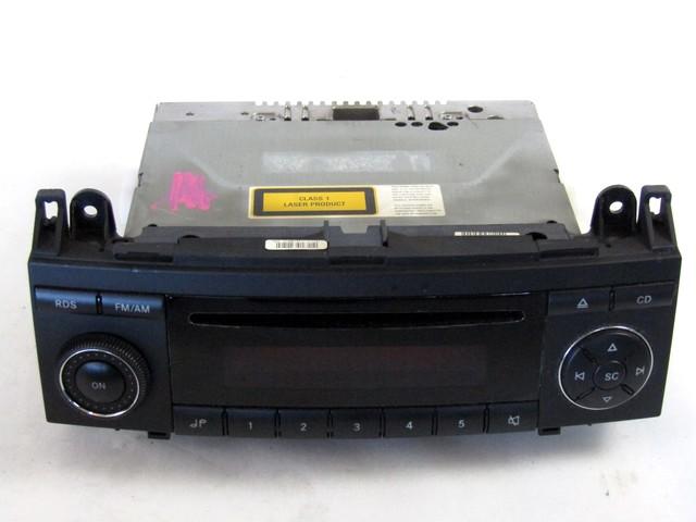 RADIO CD / OJACEVALNIK / IMETNIK HIFI OEM N. A1698200486 ORIGINAL REZERVNI DEL MERCEDES CLASSE A W169 5P C169 3P (2004 - 04/2008) DIESEL LETNIK 2007