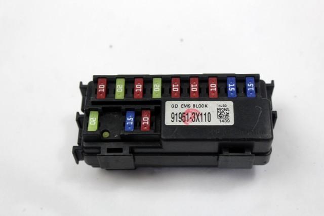 VAROVALKE/RELE' OEM N. 91951-3X110 ORIGINAL REZERVNI DEL KIA CARENS RP MK4 (2013 - 2018)DIESEL LETNIK 2015