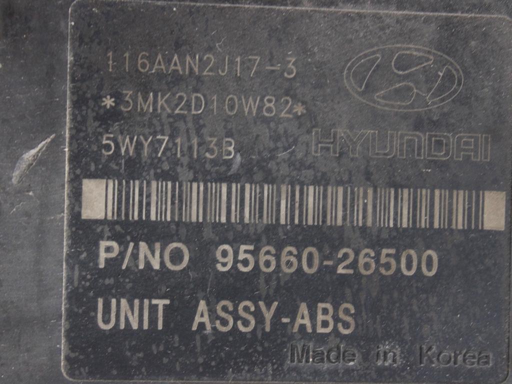 ABS AGREGAT S PUMPO OEM N. 58900-26150 ORIGINAL REZERVNI DEL HYUNDAI SANTA FE SM MK1 (2000 - 2006) DIESEL LETNIK 2002