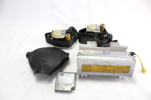 KIT AIRBAG KOMPLET OEM N. 15974 KIT AIRBAG COMPLETO ORIGINAL REZERVNI DEL HYUNDAI SANTA FE SM MK1 (2000 - 2006) DIESEL LETNIK 2002