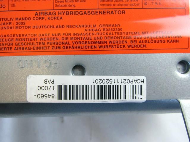 KIT AIRBAG KOMPLET OEM N. 16001 KIT AIRBAG COMPLETO ORIGINAL REZERVNI DEL HYUNDAI MATRIX FC (2001 - 2010)BENZINA LETNIK 2003