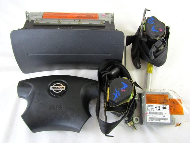 KIT AIRBAG KOMPLET OEM N. 5990 KIT AIRBAG COMPLETO ORIGINAL REZERVNI DEL NISSAN TERRANO II R20 R (1999 - 2002) DIESEL LETNIK 2002