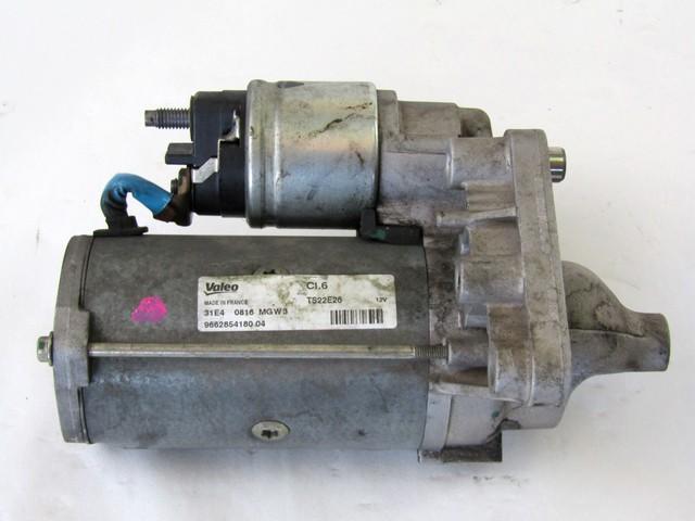 ZAGANJAC MOTORJA  OEM N. 9662854180 ORIGINAL REZERVNI DEL PEUGEOT 208 CA CC MK1 (2012 -2019) DIESEL LETNIK 2014