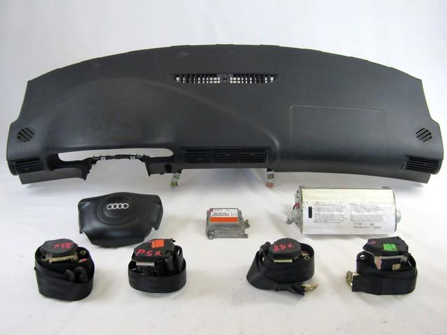 KIT AIRBAG KOMPLET OEM N. 11301 KIT AIRBAG COMPLETO ORIGINAL REZERVNI DEL AUDI A4 B5 BER/SW (1994 - 12/2000) DIESEL LETNIK 2000