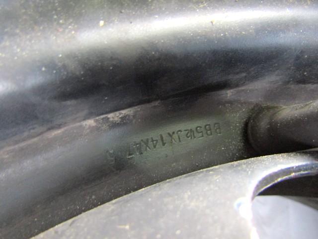 REZERVNO KOLO OEM N. 16626 RUOTA DI SCORTA NORMALE ORIGINAL REZERVNI DEL FORD FUSION JU (2002 - 02/2006) DIESEL LETNIK 2003